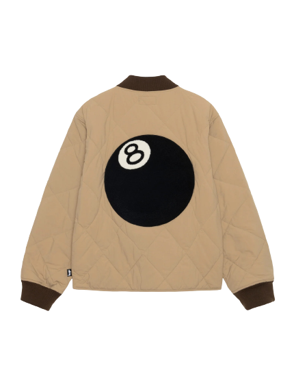 8 BALL QUILTED LINER STUSSY JACKET