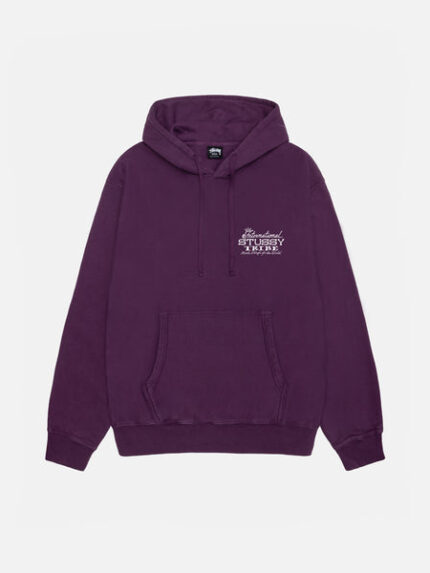 IST HOODIE PIGMENT DYED- Purple