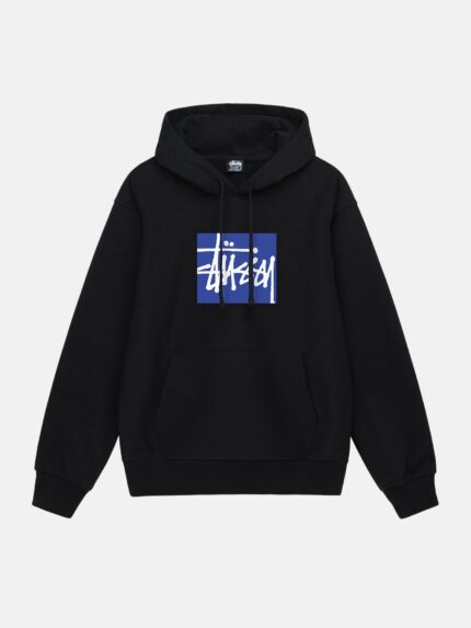 STOCK BOX HOODIE – Black