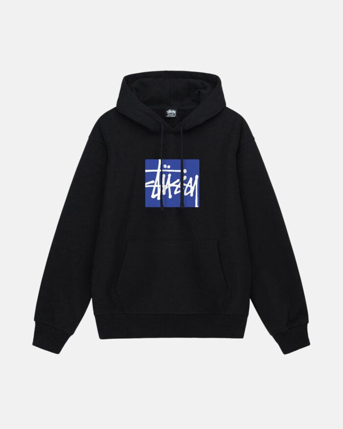 STOCK BOX HOODIE – Black