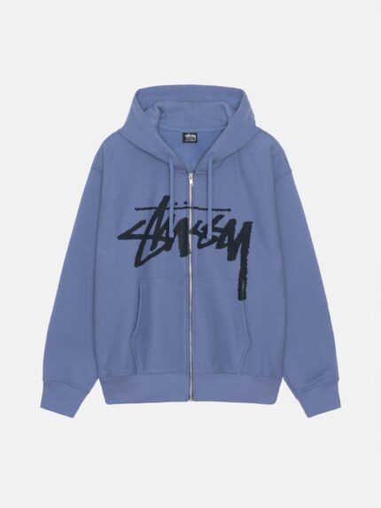 VENUS ZIP Blue HOODIE