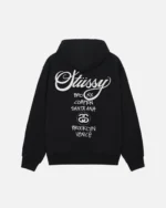 Stussy World Tour Hoodie- Black