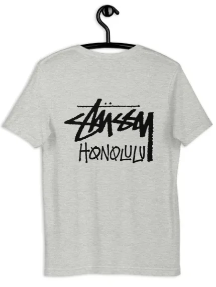 STUSSY HONOLULU UNISEX T-SHIRT GREY