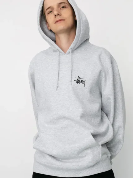 Stussy Basic Logo Hoodie (GREY)