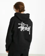 Stussy Basic Logo Hoodie (BLACK)