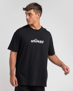 Stussy Big U Tee (BLACK)