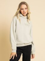 Stussy International 1/4 Zip Sweater (CREAM n GREY)