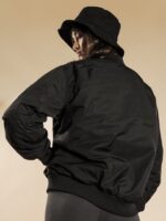 Stussy Women's Stock Bomber Jacket (BLACK)