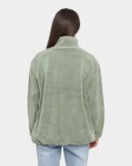 Stussy Montana Sherpa Jacket (GREEN/PURPLE)