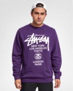 Stussy World Tour Crew (PURPLE)