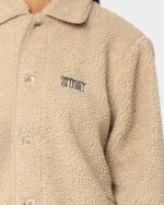 Stussy Southgate Sherpa Jacket (BROWN/PURPLE)