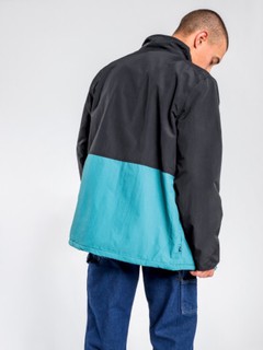 Stussy Men's Windbreaker Jacket (BLACK/PURPLE)