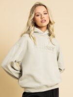 Stussy Coast Fleece Hoodie (CREAM)