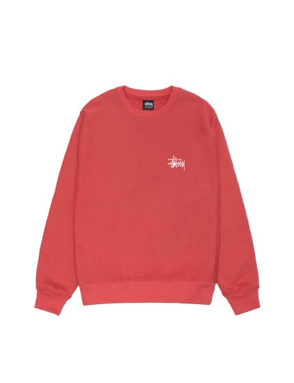 BASIC STÜSSY CREW RED