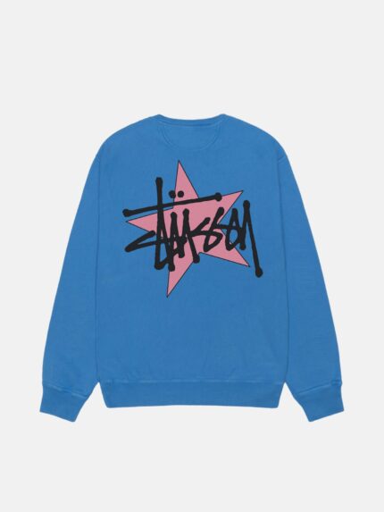 STÜSSY STAR CREW PIGMENT DYED