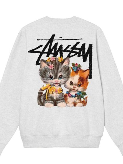 Stussy Kitten Crew Grey