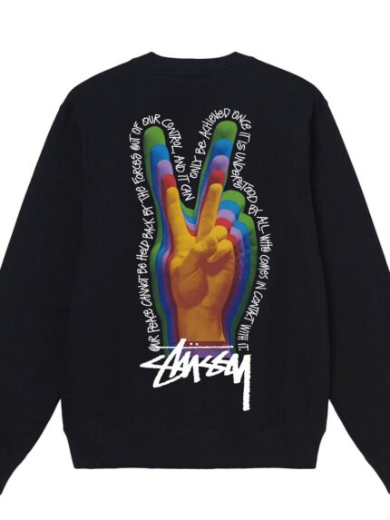 Stussy Peace Sign Crewneck