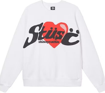 Stussy x CPFM Heart Crewneck Sweatshirt